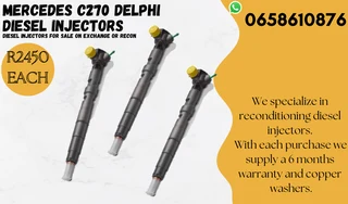 Mercedes C270 Delphi Diesel Injectors For Sale Or To Recon