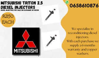 Mitsubishi Triton 2.5 Diesel Injectors For Sale On Exchange