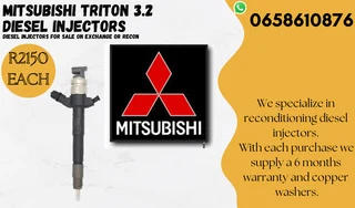 Mitsubishi Triton 3.2 Diesel Injectors For Sale Or To Recon