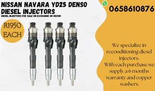 Nissan Navara Yd25 Deisel Injectors For Sale On Exchange Or To Recon