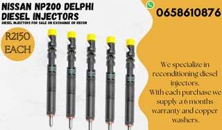 Nissan Np200 Diesel Injectors For Sale Or To Recon With Warranty