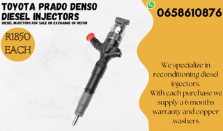 Toyota Prado Diesel Injectors For Sale Or To Recon