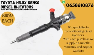 Toyota Hilux Diesel Injectors For Sale On Exchange With 6 Months Warranty