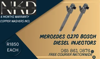 Mercedes C270 Bosch Diesel Injectors For Sale Or To Recon