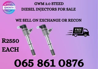 Gwm 2.0 Steed Diesel Injectors For Sale On Exchange Or To Recon With Warranty
