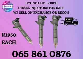 Hyundai H1 Bosch Diesel Injectors For Sale On Exchange With 6 Months Warranty