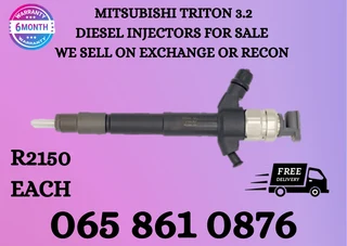 Mitsubishi Triton 3.2 Diesel Injectors For Sale Or To Recon With Warranty