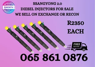 Ssangyong 2.0 Diesel Injectors For Sale On Exchange