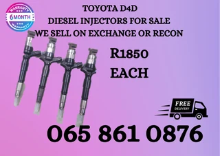 Toyota D4d Diesel Injectors For Sale On Exchange Or To Recon