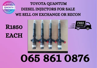 Toyota Quantum Diesel Injectors For Sale Or To Recon