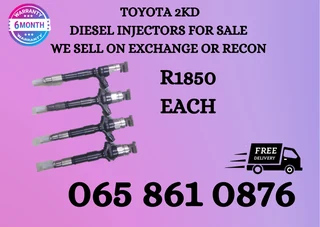 Toyota 2kd Diesel Injectors For Sale On Exchange With 6 Months Warranty