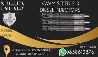Gwm 2.0 Steed Diesel Injectors For Sale Or To Recon