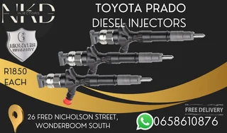 Toyota Prado Diesel Injectors For Sale On Exchange With 6 Months Warranty