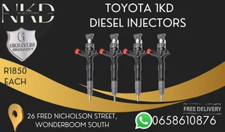 Toyota 1kd Diesel Injectors For Sale On Exchange Or To Recon