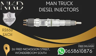 Man Truck Diesel Injectors For Sale On Exchange Or To Recon With Warranty