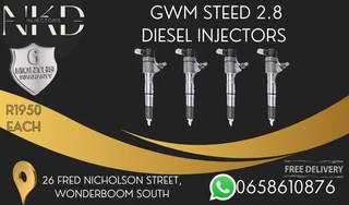 Gwm 2.8 Diesel Injectors For Sale On Exchange With 6 Months Warranty