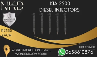 Kia 2500 Diesel Injectors For Sale On Exchange Or To Recon With Warranty