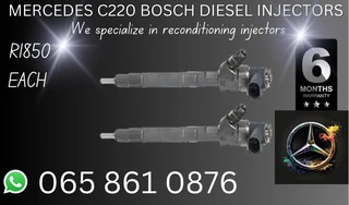 Mercedes C220 Bosch Diesel Injectors On Exchange Or To Recon
