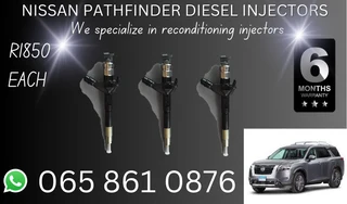 Nissan Pathfinder Diesel Injectors For Sale Or To Recon With Warranty