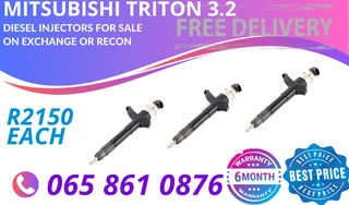 Mitsubishi Triton 3.2 Diesel Injectors For Sale Or To Recon