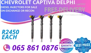 Chevrolet Captiva Delphi Diesel Injectors For Sale On Exchange With 6 Months Warranty