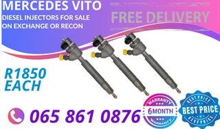 Mercedes Benz Vito Diesel Injectors For Sale Or To Recon