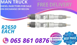 Man Truck Diesel Injectors For Sale Or To Recon