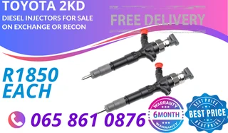 Toyota 2 Kd Diesel Injectors For Sale Or To Recon