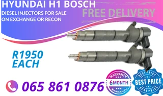 Hyundai H1 Bosch Diesel Injectors For Sale On Exchange With 6 Months Warranty