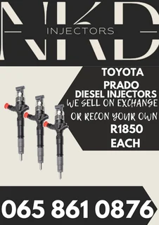 Toyota Prado Diesel Injectors For Sale Or To Recon