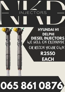 Hyundai H1 Delphi Diesel Injectors For Sale On Exchange Or To Recon