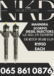 Mahindra Scorpio Diesel Injectors For Sale On Exchange Or To Recon With Warranty
