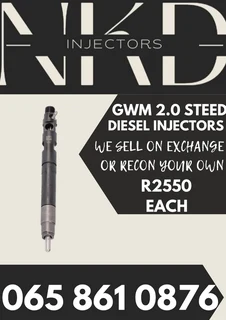 Gwm 2.0 Steed Diesel Injectors For Sale Or To Recon