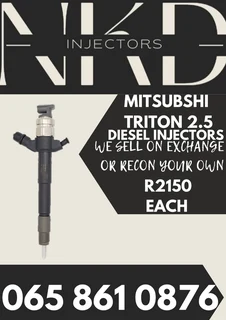 Mitsubishi Triton 2.5 Diesel Injectors For Sale On Exhange With 6 Months Warranty