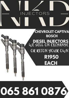 Chevrolet Captiva Bosch Diesel Injectors For Sale On Exchange Or To Recon