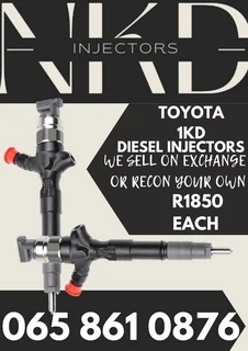 Toyota 1kd Diesel Injectors For Sale On Exchange With 6 Months Warranty