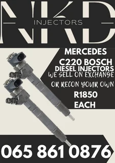 Mercedes C220 Bosch Diesel Injectors For Sale On Exchange With 6 Months Warranty