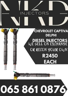Chevrolet Captiva Delphi Diesel Injectors For Sale On Exchange Or To Recon