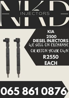 Kia 2500 Diesel Injectors For Sale On Exchange Or To Recon