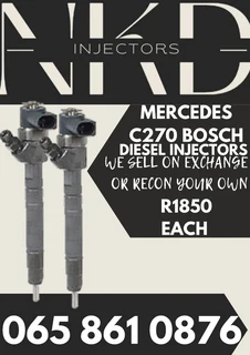 Mercedes C270 Bosch Diesel Injectors For Sale On Exchange Or To Recon