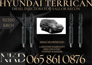 Hyundai Terrican 2.9 Diesel Injectors For Sale On Exchange