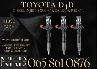 Toyota D4d Diesel Injectors For Sale On Exchange