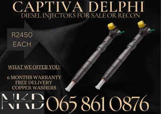 Chevrolet Captiva Delphi  Diesel Injectors For Sale On Exchange