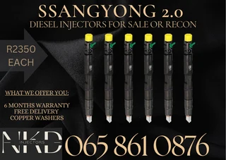 Ssangyong 2.0 Delphi Diesel Injectors For Sale On Exchange