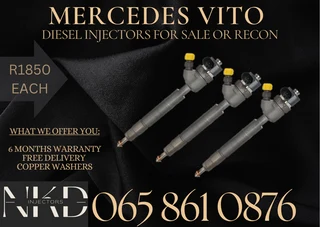 Mercedes Benz Vito Bosch Diesel Injectors For Sale On Exchange Or To Recon With Warranty