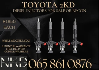 Toyota 2kd Diesel Injectors For Sale On Exchange Or To Recon