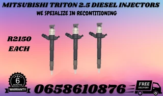 Mitsubishi Triton 2.5 Diesel Injectors For Sale On Exchange Or To Recon