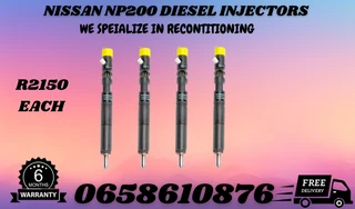 Nissan Np200 Delphi Diesel Injectors For Sale On Exchange Or To Recon With Warranty