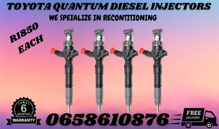 Toyota Quantum Diesel Injectors For Sale On Exchange Or To Recon With Warranty