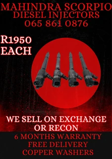 Mahindra Scorpio Diesel Injectors For Sale On Exchange Or To Recon